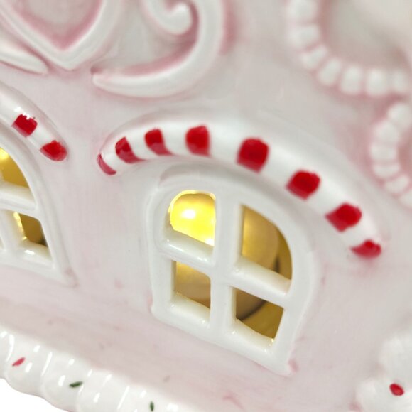 Mr. Christmas Ceramic Gingerbread House Light-Up Hand-Painted - Picture 15 of 15